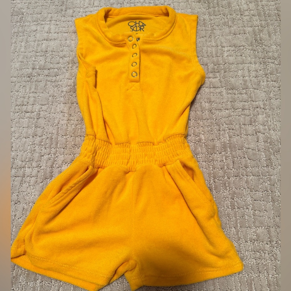 Chaser Sunny Yellow Kids Romper